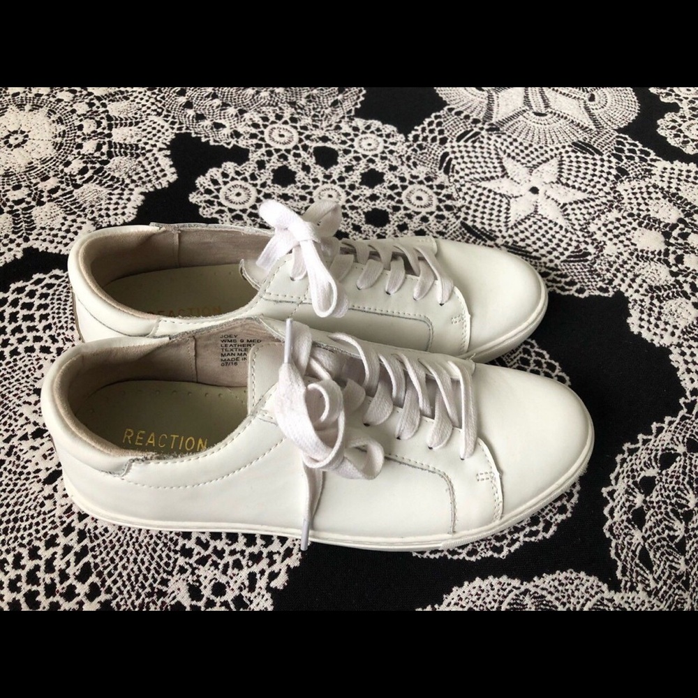 Reaction Kenneth Cole White Sneakers JOEY